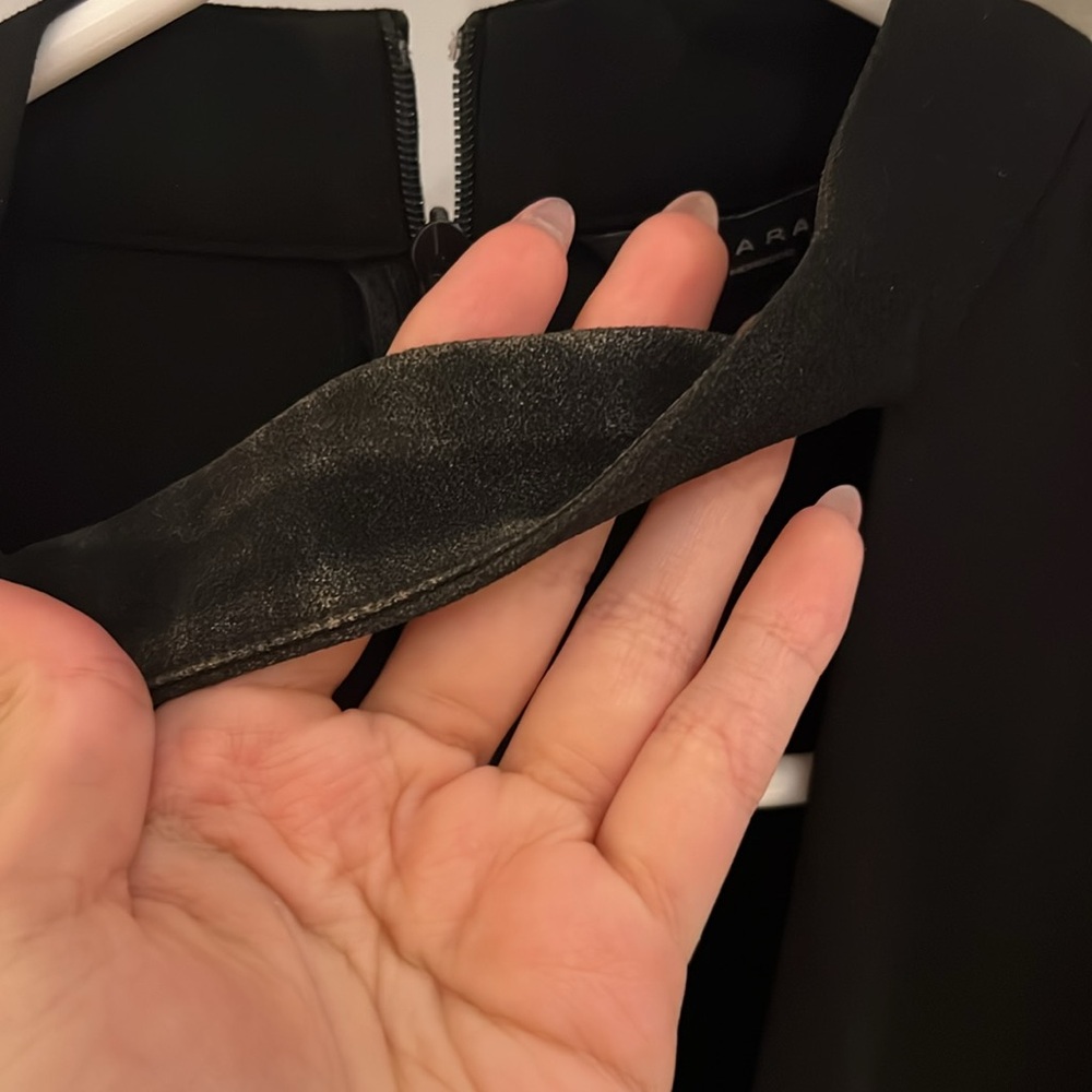 ZARA BLACK DRESS - Picture 4 of 4